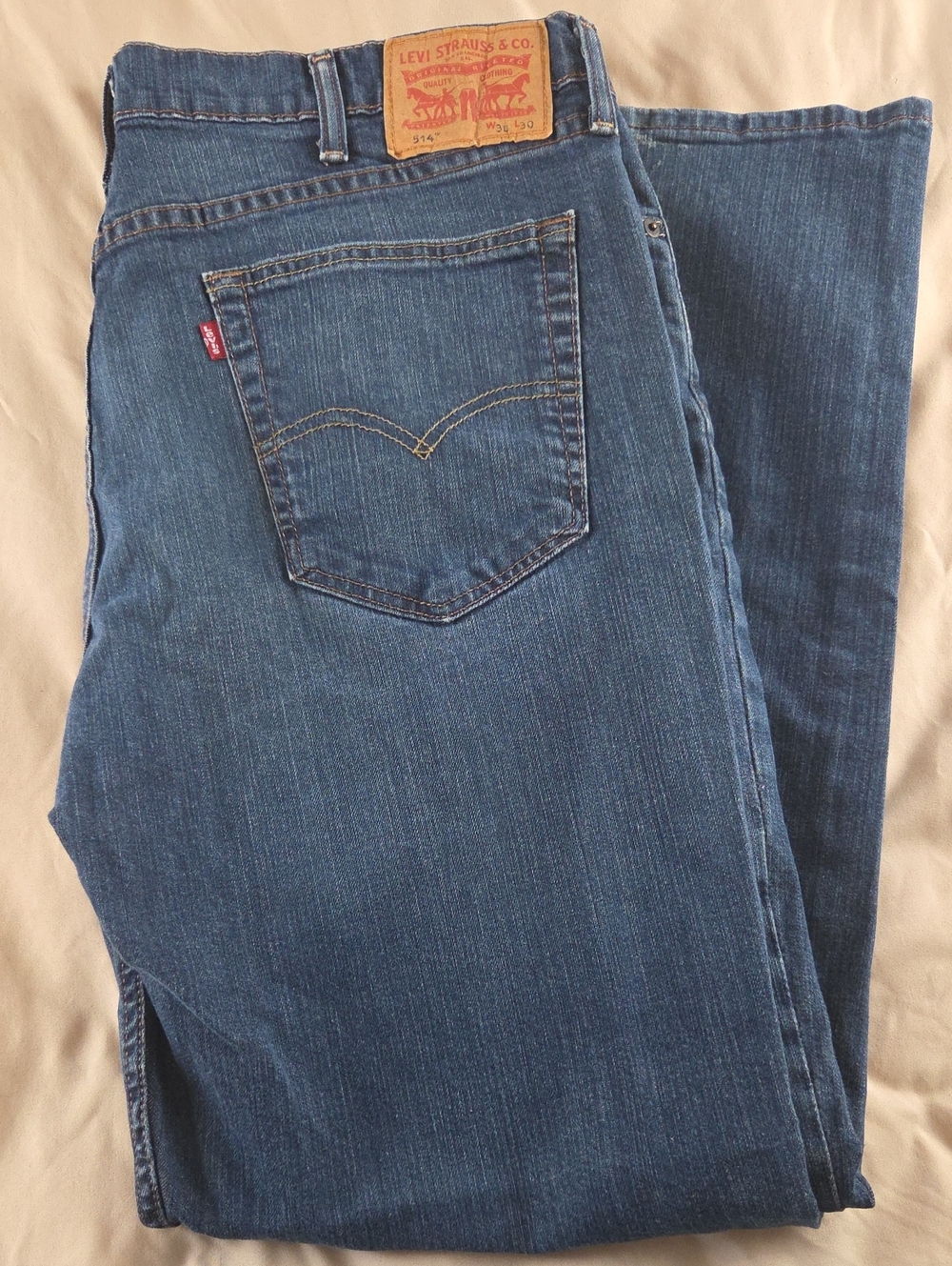 Men's 514 Levi Jeans 38x30 Great Condition